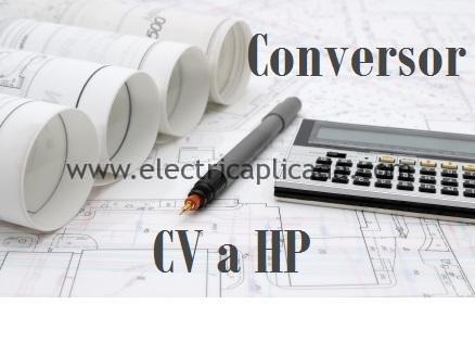 Convertir de CV a HP