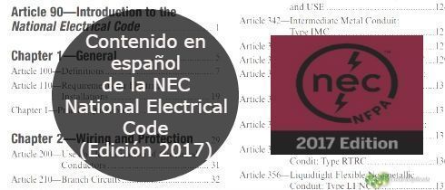 Contenido en español de la NEC NAtional electrical code-min