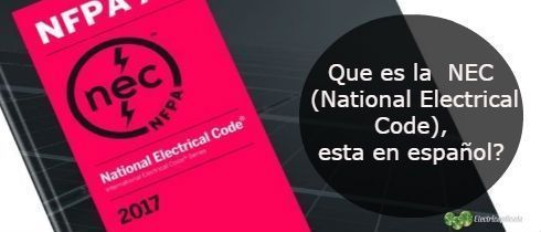 Que es la NEC National Electrical Code esta en spanish-min