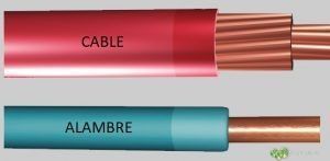 ⚡Cual es la diferencia entre【cables vs alambres】instalacion electrica