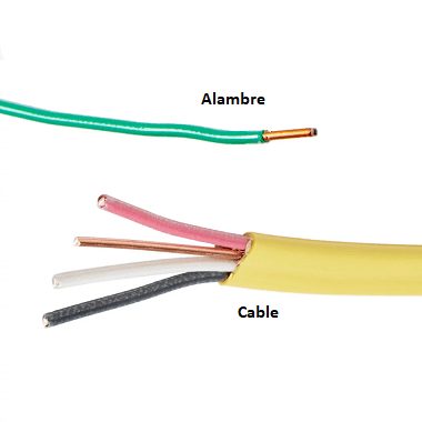 ⚡Cual es la diferencia entre【cables vs alambres】instalacion electrica