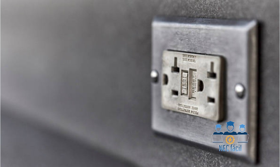 Lugares de instalación de tomacorriente o receptáculo GFCI según NEC/NFPA70/NTC2050