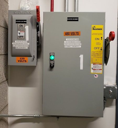 Como se diseña y realiza la instalación eléctrica de los ascensores según NEC/NFPA70/NTC2050. <strong><font color="E87D23">!!! PREMIUM !!!</font></strong> 6 Desconexion y proteccion de sobrecorriente para ascensores 120V y 480V