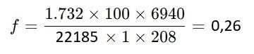 Calculo y Calculadora de Cortocircuito Básico método bus infinito o Punto a punto <strong><font color="E87D23">¡¡¡ PREMIUM !!!</font></strong> 13 Formula ejemplo calculo de F cortocircuito
