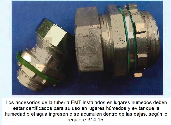 Accesorios para humedad EMT