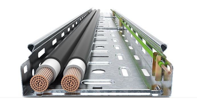 CAble de tierra bandeja portacables