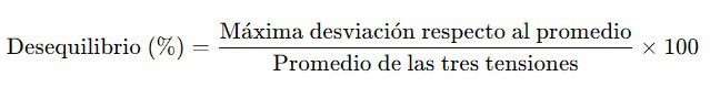 Formula de desequilibrio